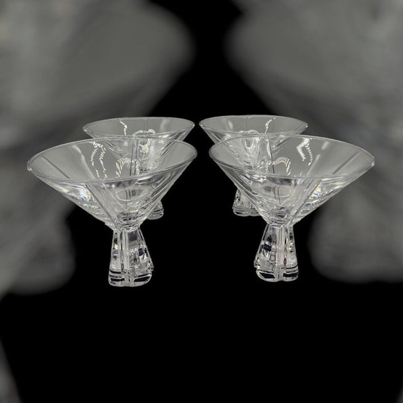 Mikasa Havana Collection Martini Glasses Lead Crystal Made in Germany - Picture 4 of 16